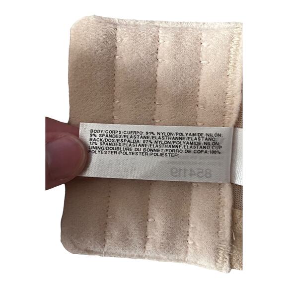 Wacoal bra 854119 Red Carpet Convertible strapless tan 32DDD 32F MISSING STRAPS - Picture 4 of 4